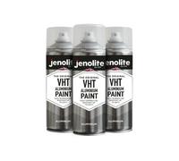 Jenolite Heat Resistant 650 Degree Vht Aluminium Paint - Silver Matt - 400Ml - 3-Pack