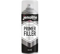 JENOLITE Primer Filler Spray Paint | BLACK | High Fill Multi-Surface Primer Paint | Fills Small Dents & Scratches | Perfect For Car Bodywork, 3D Printer Models & More | 400ml