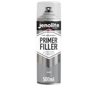 JENOLITE Primer Filler Spray Paint (GREY) | 500ml | High Fill Multi-Surface Primer Paint | Fills Small Dents & Scratches | Perfect For Car Bodywork, 3D Printer Models & More