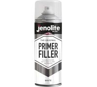 JENOLITE Primer Filler Spray Paint | WHITE | High Fill Multi-Surface Primer Paint | Fills Small Dents & Scratches | Perfect For Car Bodywork, 3D Printer Models & More | 400ml