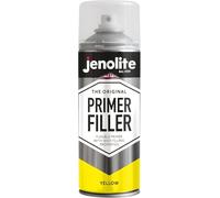 JENOLITE Primer Filler Spray Paint Yellow 400ml - Acrylic Epoxy Primer | High Fill Multi-Surface Primer Paint, Fills Small Dents & Scratches, Perfect For Car Bodywork, 3D Printer Models & More