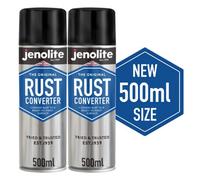 Jenolite Rust Converter 2 X 500Ml Epoxy Based Rust Treatment. Fast Acting & Self Priming