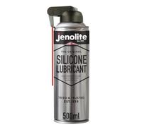 JENOLITE Silicone Spray Lubricant | 500ml | SMART STRAW | Multi-Purpose Silicone Lubricant | Heat Resistant, All-Weather Protection, Repels Dirt & Moisture, Non-Toxic Spray