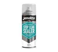 JENOLITE Stop Leak Sealer Spray | WHITE | 400ml | Leak Sealer for Gutters and Flat Roofs | Waterproof Gutter Sealant | Fills, Seals & Stops Leaks | Long Lasting Waterproof Sealant