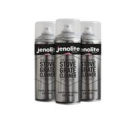 JENOLITE Stove Grate Cleaner | 3 x 400ml | Removes Fingerprints, Soot, Ash, Carbon, Grease & Tar - Ideal For Woodburners/Stoves, Fireplaces & BBQs