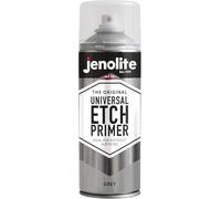 JENOLITE Universal Etch Primer Spray Paint 400ml | GREY | High Performance Acid Etch Primer For Difficult Surfaces Including Aluminium, Galvanised Steel, Stainless Steel & Most Metal Surfaces