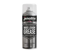 JENOLITE White Lithium Grease Spray | 400ml | Heavy Duty, Multi-Purpose Lubricant Spray | Ideal for Cars, Machinery, Hinges, Winches | Metal on Metal Grease | Protect Against Wear & Corrosion