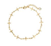 Jenosy Four-Point Star Cross Link Bracelet for Women