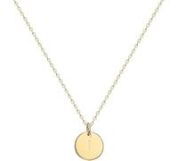 Jenosy Gold Necklace for Women Initial Necklace Gold Personalised Name Necklace 18K Gold Plated Letter Necklace for Women Dainty Disc Initial Choker Necklaces Jewellery Gift for Women and Girls