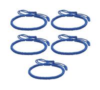 JENPECH Blue Bracelets for Women - Blue Friendship Bracelet, Blue Woven Bracelets - Adjustable Size Handmade Sisterhood Bracelet, Adjustable, Cord, no gemstone