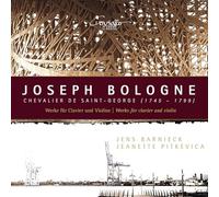 Jens Barnieck; Jeanette Pitkevica - Joseph Bologne, Chevalier de Saint-George: Works for Clavier & Violin
