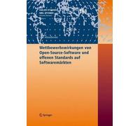 Jens Mundhenke Wettbewerbswirkungen von Open-Source-Software und offe (Hardback)