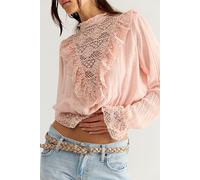 Jen's Pirate Booty Renaissance Blouse at Free People in Pinky Peach, Size: Medium - female