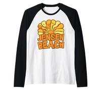Jensen Beach Raglan Baseball Tee