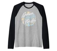 Jensen Beach Raglan Baseball Tee