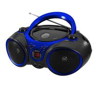 Jensen CD-490 Portable Sport Stereo CD Player with AM/FM Radio and Aux Line-in & Headphone Jack (Blue)
