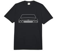 Jensen Interceptor British Classic car White Outline Graphic Comfort Colors Adult Heavyweight T-Shirt