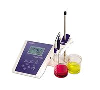 Jenway 351001 Benchtop pH Meter, Model 3510 supplied with pH electrode stand and holder ATC probe BNC shorting plug pH4 7 and 10 buffer sachets and UK power supply