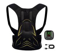 Jenylu EMS Muscle Stimulator, Back Shoulder Massager ABS Trainer, Abdominal Muscle Toner Electronic Workout Home FitnessPosture Corrector for Men and Women, Back Support Brace for Posture