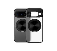 Jenyoog Case for Google Pixel 9A,Slim Shockproof TPU Matte Skin-Friendly Cover with Ring Rotatable Bracket,Magnetic Car Mount Supported,Black