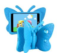Jenyoog Case for iPad 6th/5th Gen, iPad Air/Air 2 & iPad Pro 9.7 inch, Cute Butterfly Case with Stand for Kids Light Weight EVA Rugged Shockproof Heavy Duty Cover (Blue)