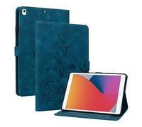 Jenyoog Case for iPad 7th/8th/9th 10.2 inch, iPad Air 3 & Pro 10.5 Inch,Premium Shockproof PU Leather and Kickstand with Pen Holder and Portable Card Slots/Wallet Case (Blue)