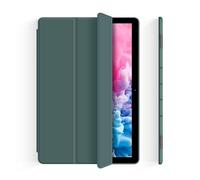Jenyoog Case for iPad A16 11th 11 inch 2025 /10th 10.9 inch 2022,Shockproof PU Leather Solid Color TPU Back Shell Protective Stand,Ultra Slim Cover (Dark Green)