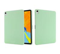 Jenyoog Case for iPad Air 11-inch (M3 2025 / M2 2024) Air 4&5 10.9 Inch (2020/2022),Skin-Friendly Soft Feel Liquid Silicone Utral-Slim Shockproof Cover,Stain-Resistant & Non-Slip (Mint)