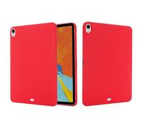 Jenyoog Case for iPad Air 13 Inch M3/M2(2025/2024),Skin-Friendly Soft Feel Liquid Silicone Utral-Slim Shockproof Cover,Stain-Resistant & Non-Slip (Red)