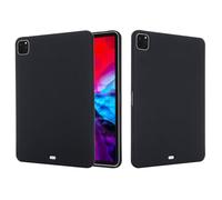 Jenyoog Case for iPad Pro 11 Inch 2022/2021/2020/2018 (4/3/2/1 Generation),Skin-Friendly Soft Feel Liquid Silicone Utral-Slim Shockproof Cover,Stain-Resistant & Non-Slip (Black)