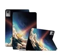 Jenyoog Case for Lenovo Idea Tab Pro 12.7 inch TB-373FU 2025,PU Leather Starry Sky Pattern Shockproof Cover for Idea Tab Pro 2025. (Dazzling Starry Sky)