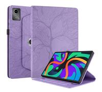 Jenyoog Case for Lenovo Idea Tab TB336FU TB336ZU 11.0 inch 2025/Tab K11 Gen 2 11.0 inch 2025-360 Degree Rotating Stand Protective Cover Case with Built-in Pencil Holder (Purple)