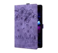 Jenyoog Case for Lenovo Idea Tab TB336FU TB336ZU 11.0 inch 2025/Tab K11 Gen 2 11.0 inch 2025,Multi-Angle Stand Cover with Pocket Card Holder PU Leather Protective Tablet Case (Purple)