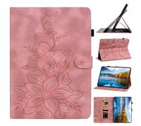 Jenyoog Case for Lenovo Idea Tab TB336FU TB336ZU/Tab K11 Gen 2 11.0 inch 2025,Shockproof PU Leather Multi-Angle Adjustment Case Cover with Kickstand Pen Holder and Card Slots/Wallet. (Pink)