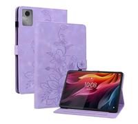 Jenyoog Case for Lenovo Tab 10.1" TB311XU TB311FU 2025,Premium PU Leather and Kickstand with Pen Holder and Card Slots/Wallet Case (Purple)