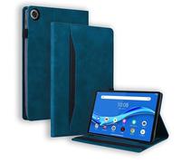 Jenyoog Case for Lenovo Tab K9/ Tab One 8.7 inch 2025 (TB305XU/ TB305FU),Shockproof Luxury Leather Folio Cover with Card Slots & Pencil Holder,Multi-Angle Stand Cover. (Blue)