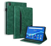 Jenyoog Case for Lenovo Tab K9/ Tab One 8.7 inch 2025 (TB305XU/ TB305FU),Shockproof Luxury Leather Folio Cover with Card Slots & Pencil Holder,Multi-Angle Stand Cover. (Green)