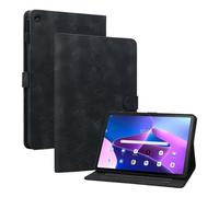 Jenyoog Case for Lenovo Tab M10 3rd Gen 10.1 Inch Case 2022 (TB328FU/TB-328XU),Premium Shockproof PU Leather and Kickstand with Pen Holder and Portable Card Slots/Wallet Case (Black)