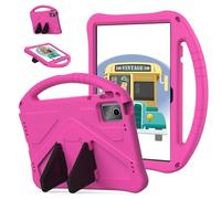 Jenyoog Case for Lenovo Tab M11 (2023) TB-330FU / K11 LTE 2024 / Xiaoxin Pad 2024 11inch TB-331FC for Kids - Durable Lightweight EVA Heavy Duty Shockproof Protective Handle Stand Cover (Pink)