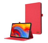 Jenyoog Case for Lenovo Tab M11 (2023) TB-330FU / K11 LTE 2024 / Xiaoxin Pad 2024 11inch TB-331FC,Slim PU Leather Stand Folding Folio Cover Stylus Holder Flip Wallet. (Red)