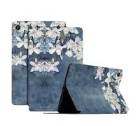 Jenyoog Case for Lenovo Tab M8 4th Gen 2024/2023 (TB-301FU, TB-300FU),Flower Design Lightweight PU Leather Shockproof Cover Case Free-Angle Viewing with Adjustable Stand (Chinese Rose)