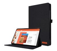Jenyoog Case for Lenovo Tab M9 2023 9.0''(TB-310FU/ TB-310FX),Shockproof PU Leather Stand Folding Folio Cover Stylus Holder Flip Wallet Shockproof (Black)