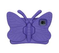 Jenyoog Case for Lenovo Tab P11 / Tab P11 Plus 2021 (TB-J606F/J606L/J607),Cute Butterfly Case with Stand for Kids Light Weight EVA Rugged Shockproof Heavy Duty Cover (Purple)