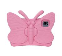 Jenyoog Case for Lenovo Tab P11 / Tab P11 Plus 2021 (TB-J606F/J606L/J607),Cute Butterfly Case with Stand for Kids Light Weight EVA Rugged Shockproof Heavy Duty Cover (Pink)