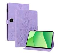 Jenyoog Case for OPPO Pad SE 11 inch 2025,Premium Shockproof PU Leather and Kickstand with Pen Holder and Portable Card Slots/Wallet Case (Purple)