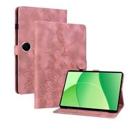 Jenyoog Case for OPPO Pad SE 11 inch 2025,Premium Shockproof PU Leather and Kickstand with Pen Holder and Portable Card Slots/Wallet Case (Pink)
