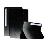 Jenyoog Case for Samsung Galaxy S6 Lite Tablet 10.4 inch Case 2024/2022/2020 SM-P610 SM-P613 SM-P620,PU Leather Starry Sky Pattern Shockproof Cover. (Starry Crescent)