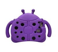 Jenyoog Case for Samsung Galaxy Tab A (2019) 8.0 Inch SM-T290/T295,EVA Foam Cute Beetle Impact-Protective Cover with Lovely Foldable Wing Kickstand (Purple)