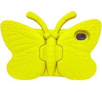 Jenyoog Case for Samsung Galaxy Tab A 8 Inch 2019 SM-T290 T295,Cute Butterfly Case with Stand for Kids Light Weight EVA Rugged Shockproof Heavy Duty Cover (Yellow)