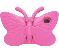 Jenyoog Case for Samsung Galaxy Tab A 8 Inch 2019 SM-T290 T295,Cute Butterfly Case with Stand for Kids Light Weight EVA Rugged Shockproof Heavy Duty Cover (Hot Pink)